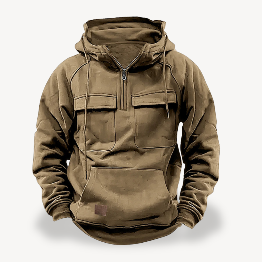 Men's Fleece Cargo Hoodie