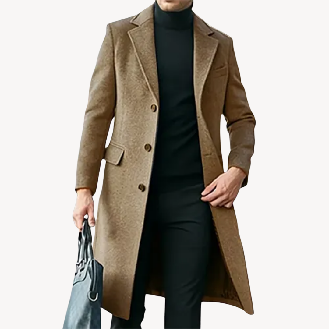 Men's Wool Overcoat