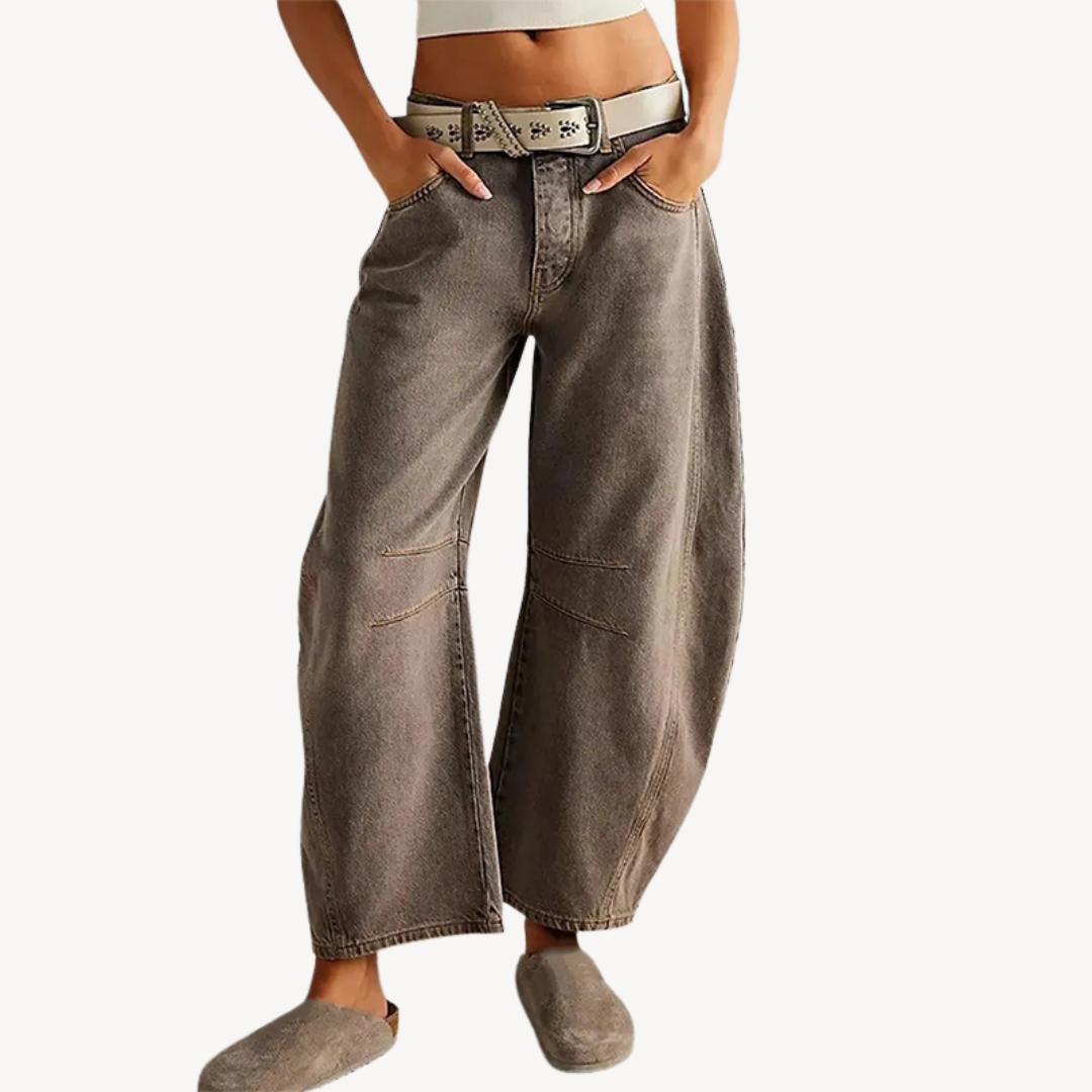 Women's Wide-Legged Denim Pants