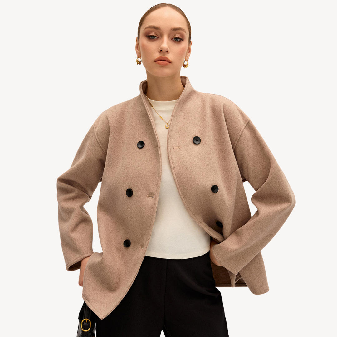 Women’s Double-Breasted Wool Coat