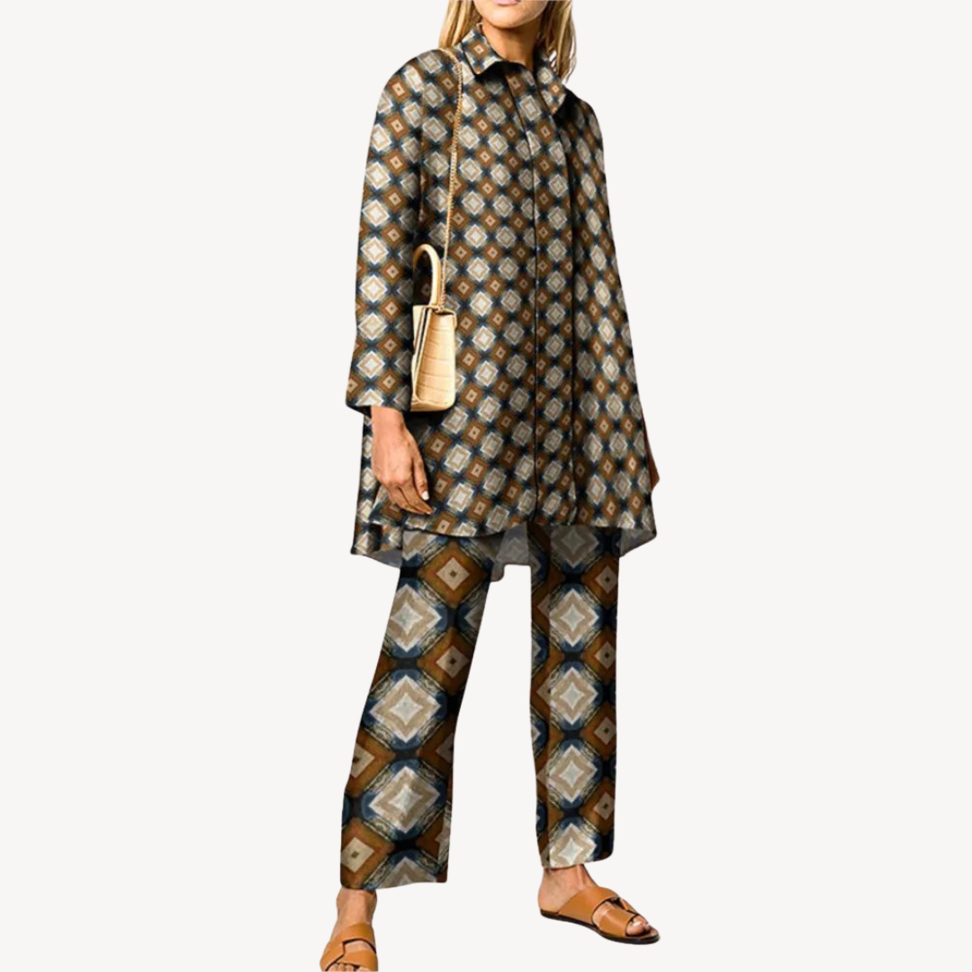 Abstract Print Co-ord Set