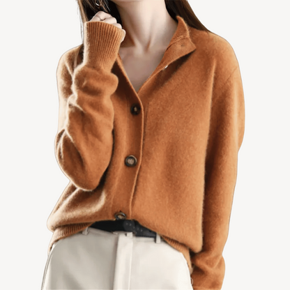 Cashmere Button-Down Sweater
