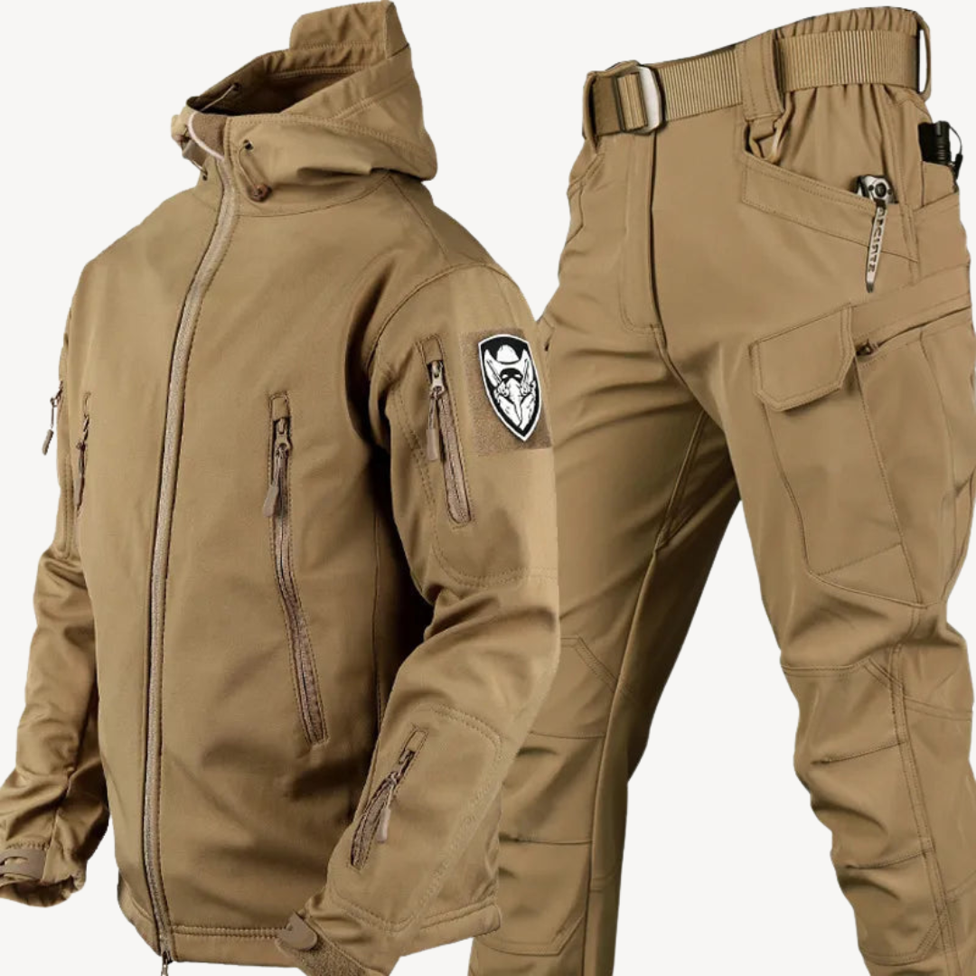 Men's Tactical Softshell Jacket & Pants Set