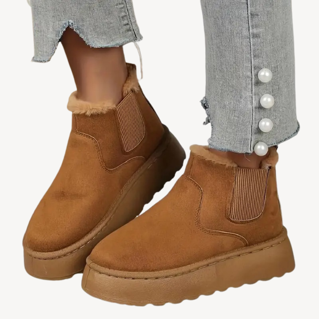Women's Orthopedic Faux Fur Ankle Boots