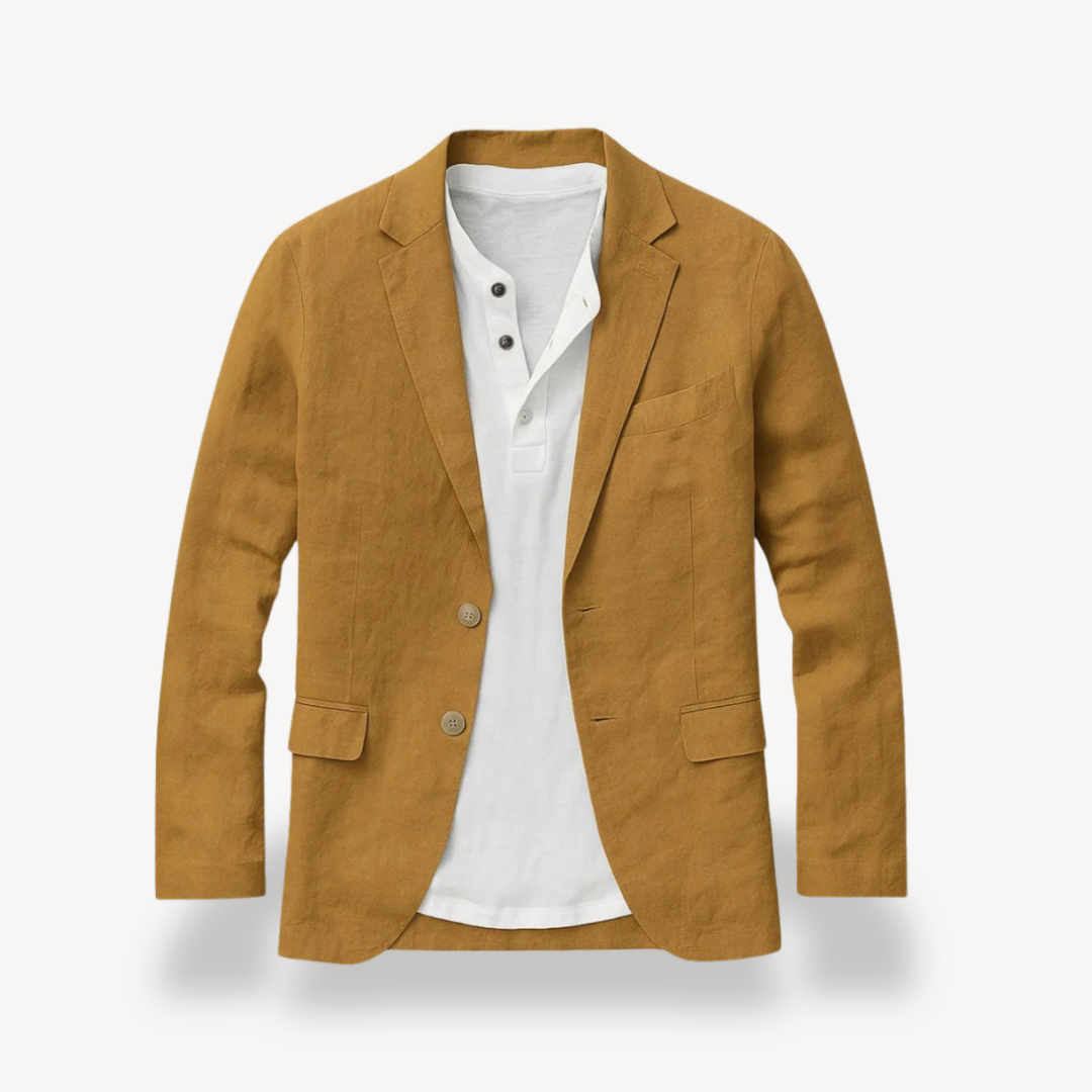 Men's Linen Blazer Jacket