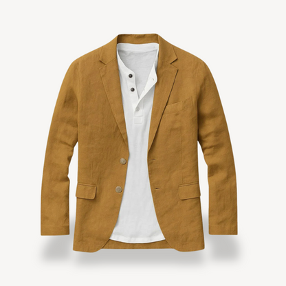 Men's Linen Blazer Jacket