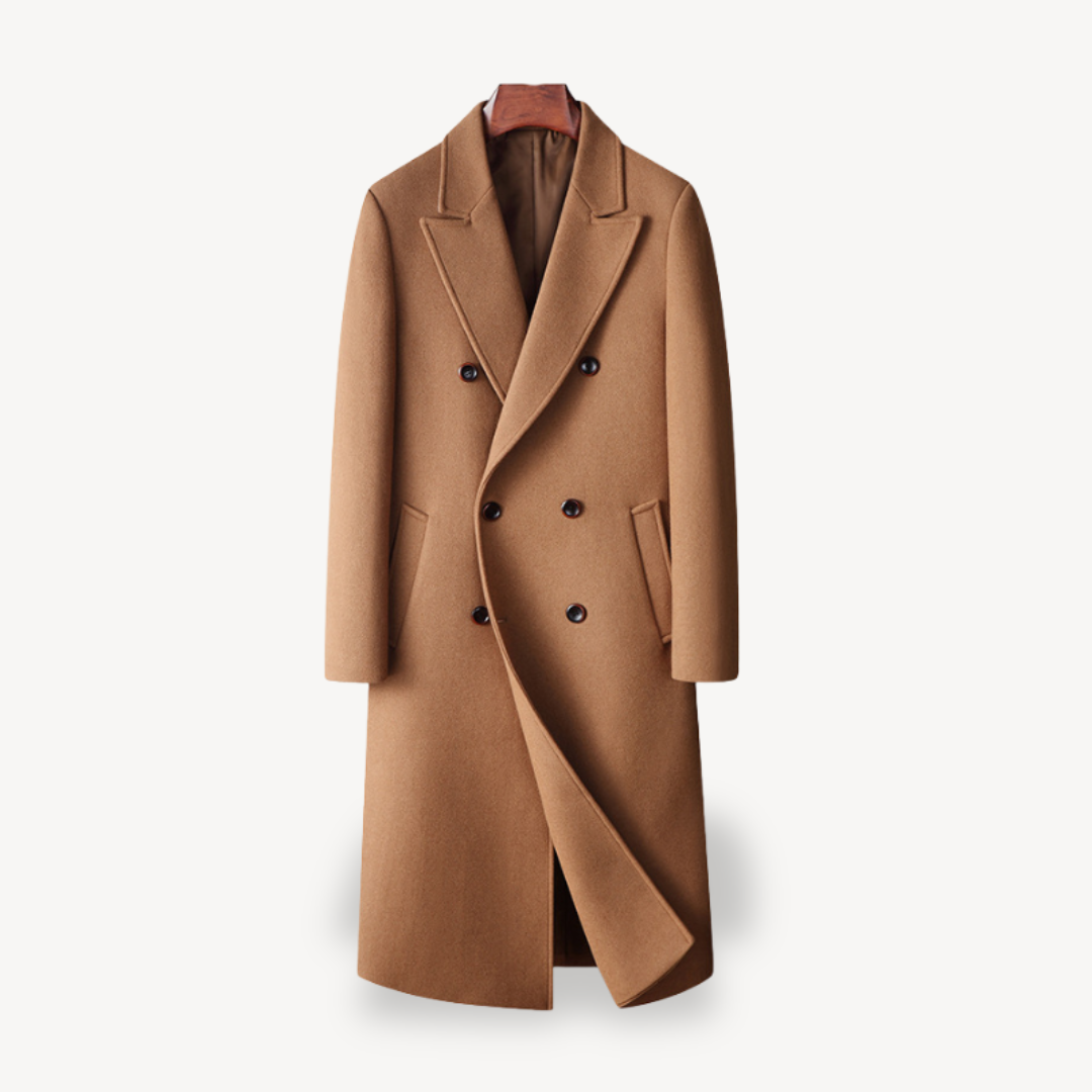 Men’s Wool Double-Breasted Coat
