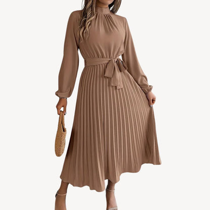 Pleated Midi Dress Women