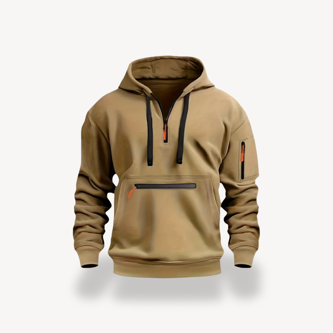 Men’s Cotton Blend Zip Hoodie