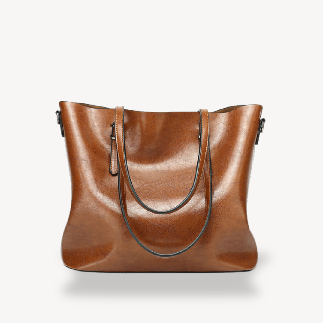Women's Leather Tote Bag – Elegant Handbag