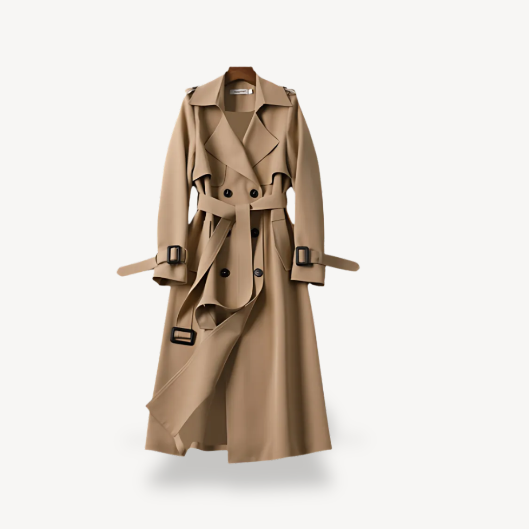 Double-Breasted Trench Coat for Women