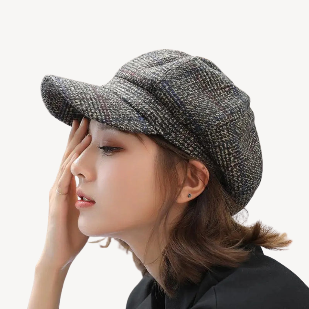 Tweed Cap for Women