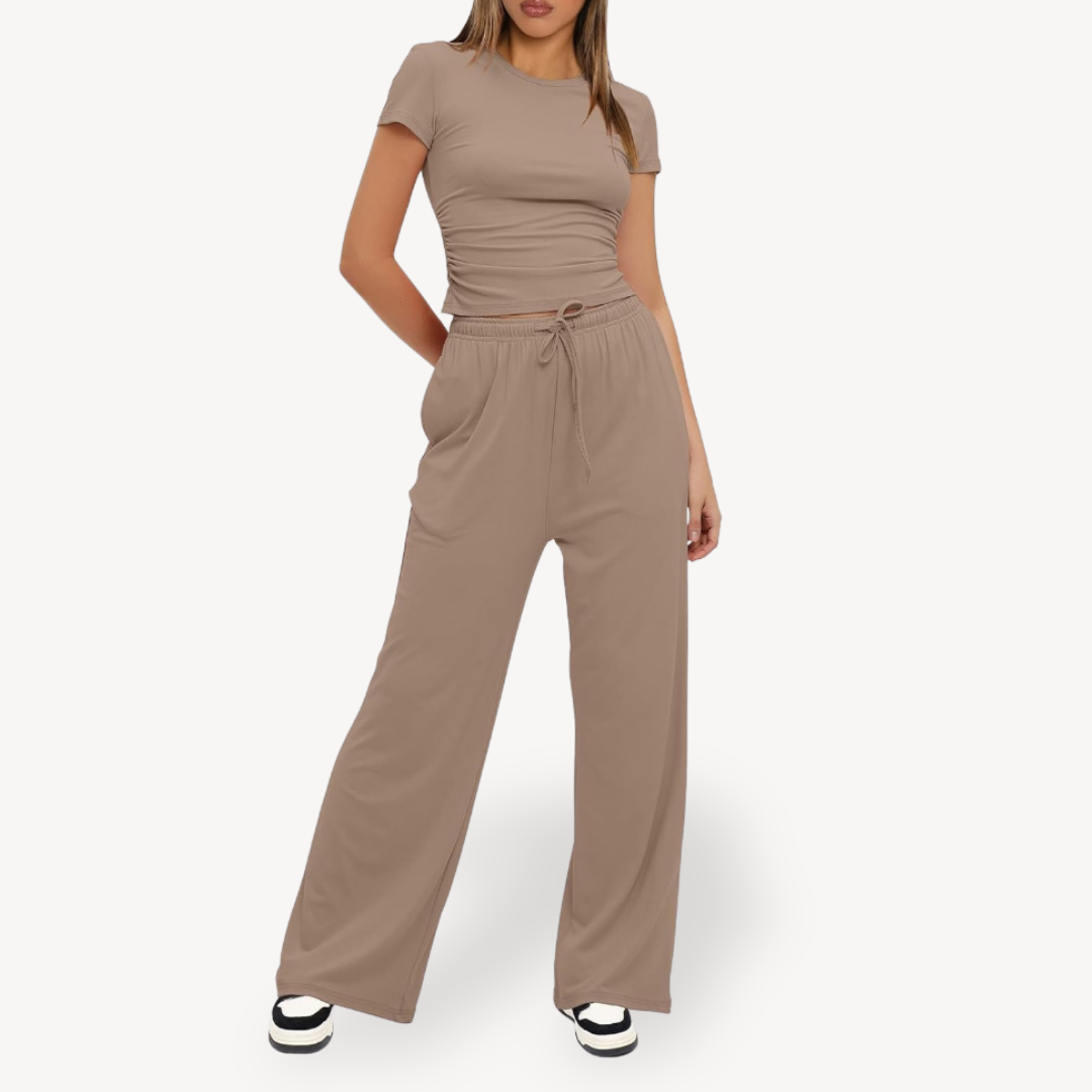 Drawstring Lounge Set for Women