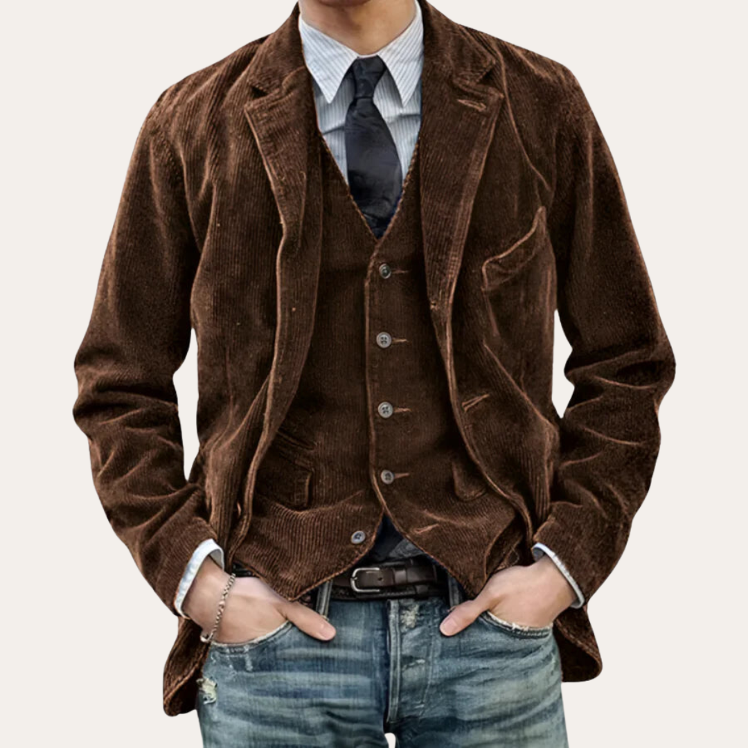 Men's Corduroy Blazer Jacket