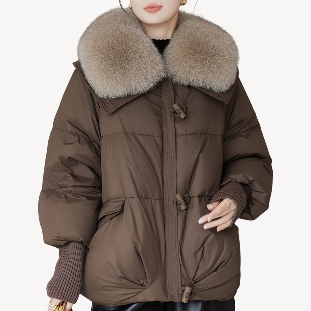 Women’s Faux Fur Collar Puffer Jacket