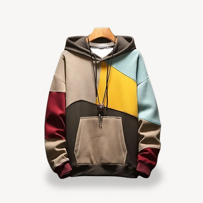 Color-Blocked Hoodie