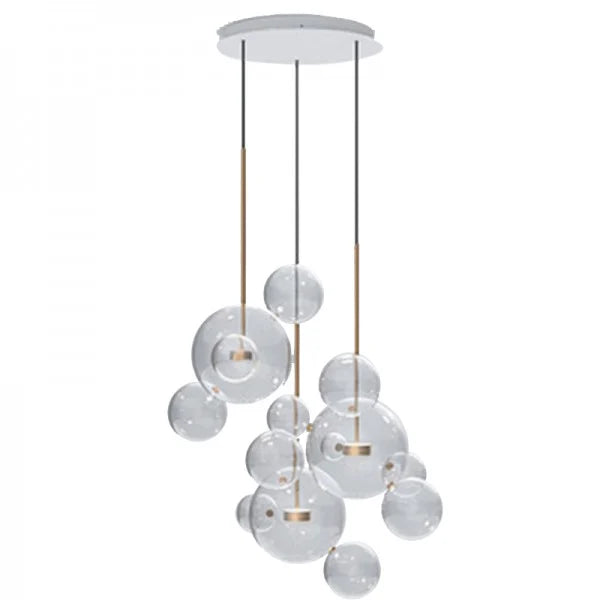 Glowing Round Pendant Light for Contemporary Homes