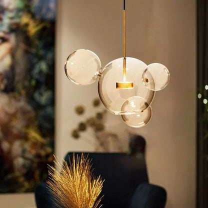 Glowing Round Pendant Light for Contemporary Homes - BritishElegance