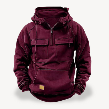 Men's Fleece Cargo Hoodie