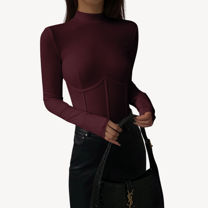 Ribbed Corset Top for Women