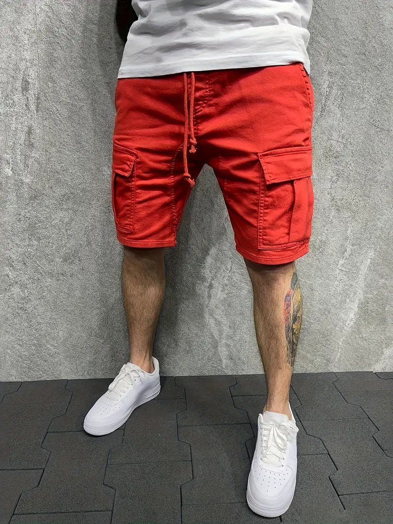 Relaxed Fit Men's Athletic Cargo Shorts
