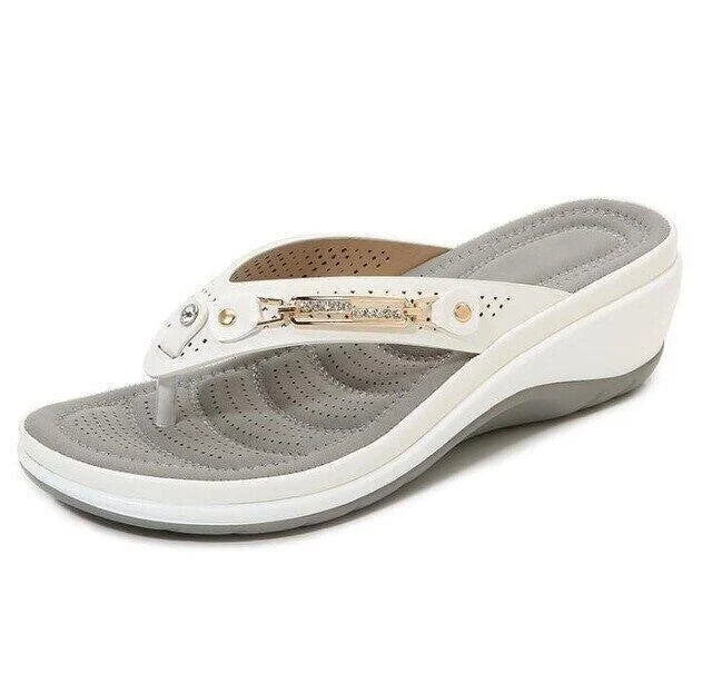 MarleyShoes™ | Soft Padded Flip Flops Thong Sandals