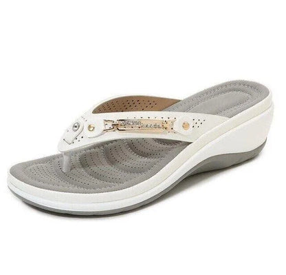 MarleyShoes™ | Soft Padded Flip Flops Thong Sandals