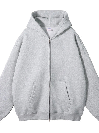 Warm Zip Up Fleece Hooded Jacket