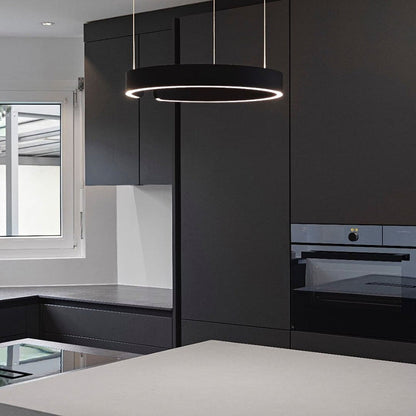 Bright Round LED Hanging Light for Home - BritishElegance