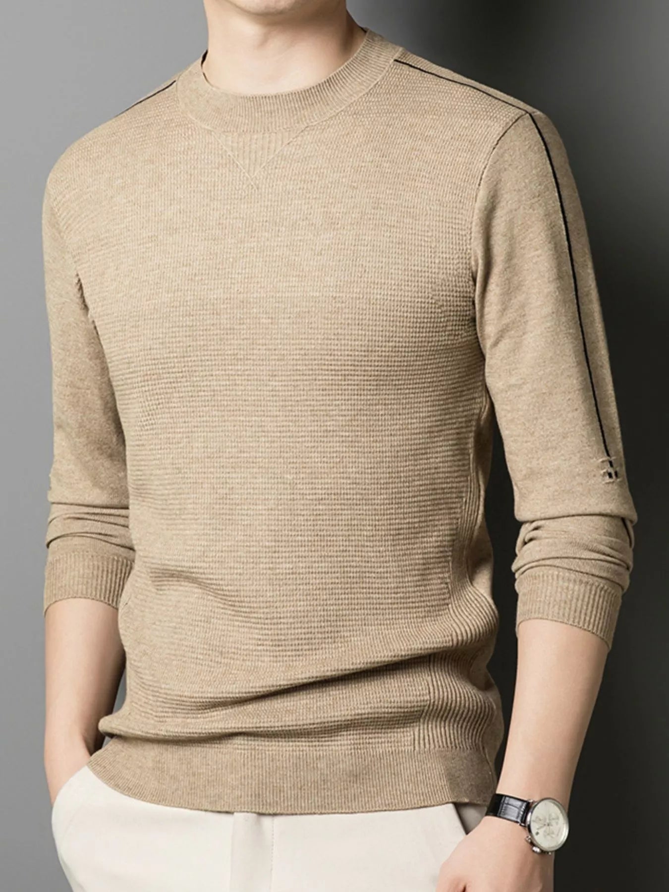 Men's Lightweight Fit Crew Neck Sweater