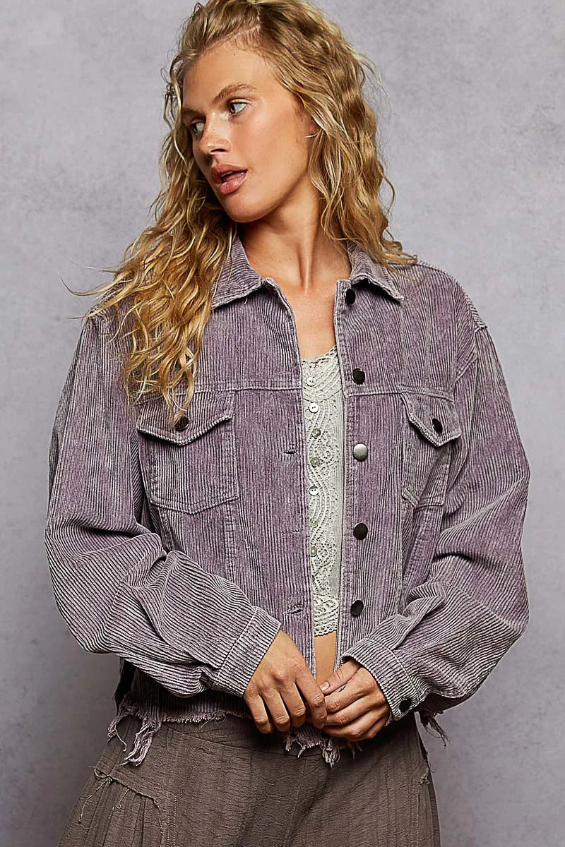 Rugged Cotton Denim Trucker Jacket - BritishElegance