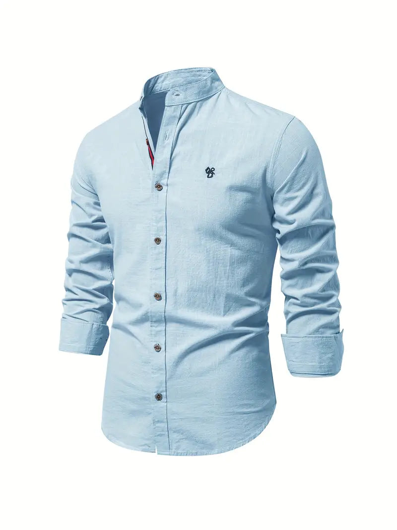 Chris: Men's Linen Casual Shirt
