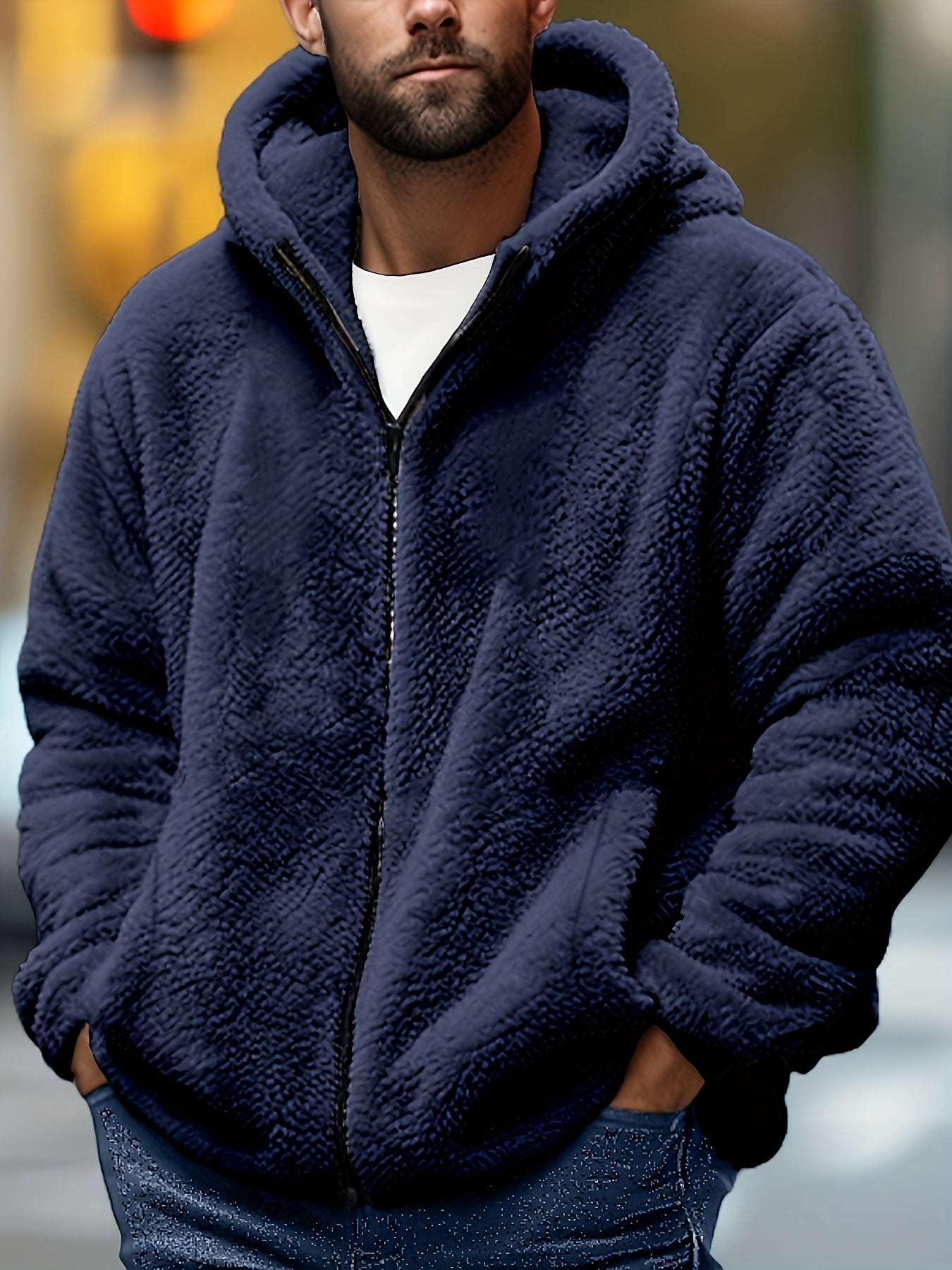 Martin | Men’s Plus Size Zip-Up Hooded Jacket - Casual Comfort Hoodie