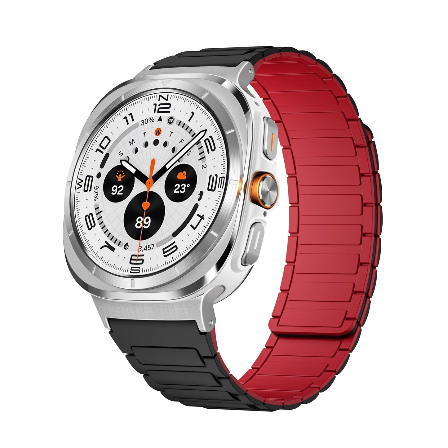Flexible Magnetic Fitness Strap for Samsung Watch 7 Ultra