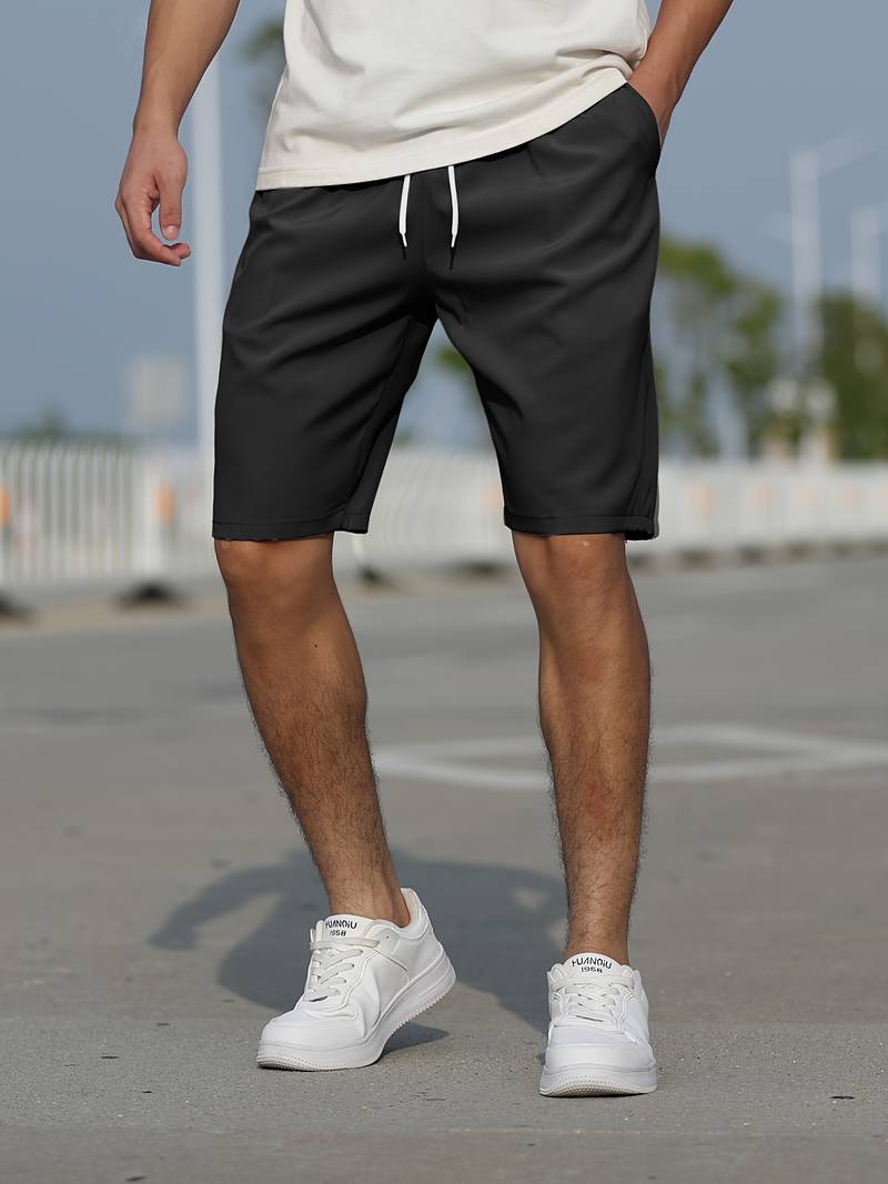Daniel Drawstring Graphic Shorts