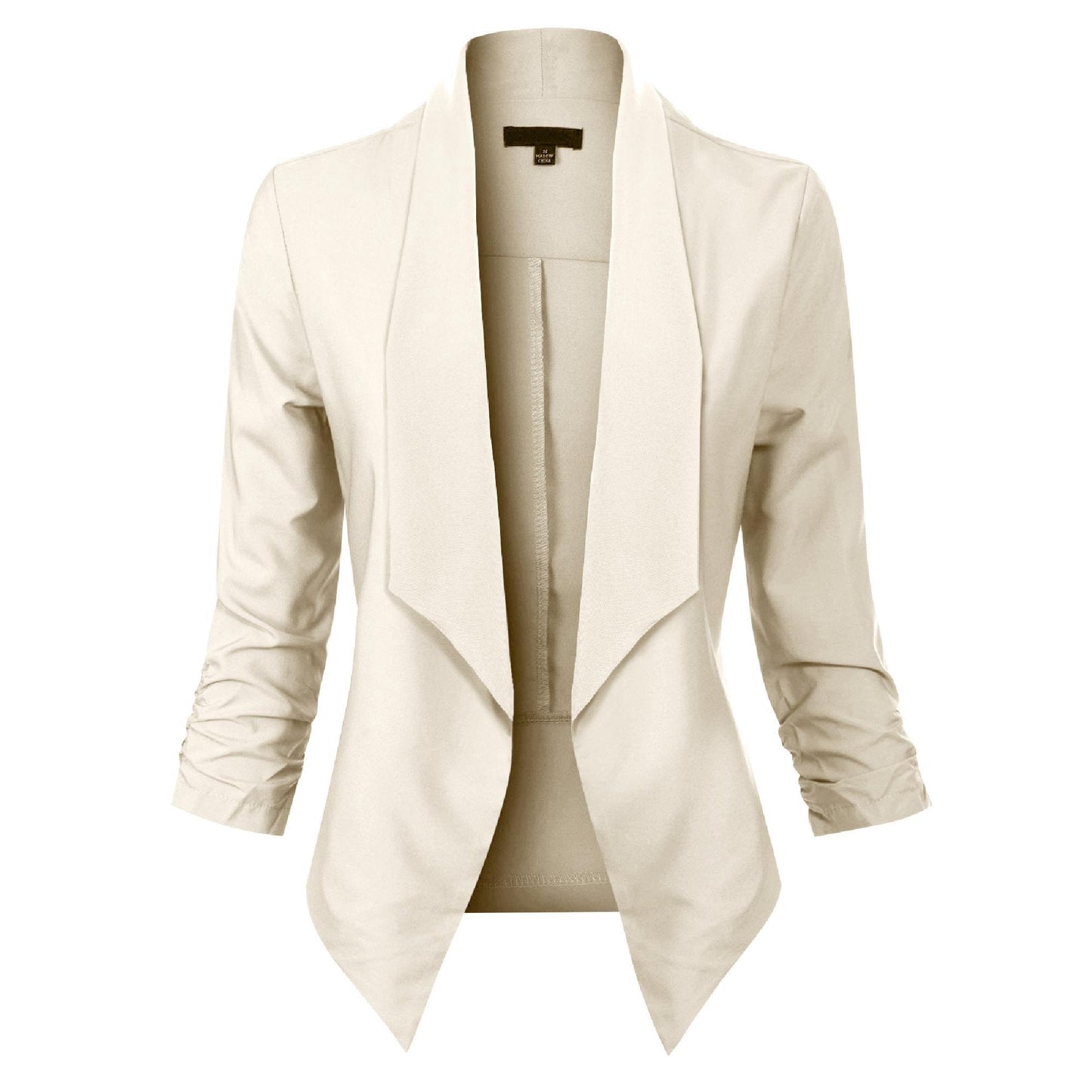 Slim Fit Open Front Women's Jacket