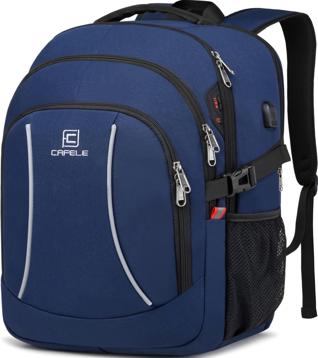 Water-Resistant Laptop Backpack with USB Port & Anti-Theft Design – TechPro (1+1 FREE Limited Promo)