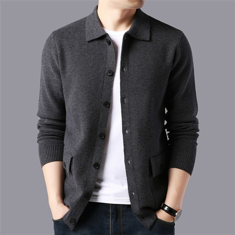 CalebsVest | Men's High-Collar Wool Vest for a Sophisticated Look