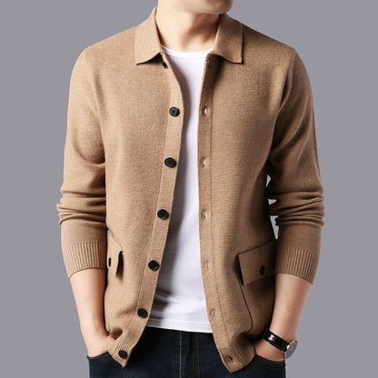 CalebsVest | Men's High-Collar Wool Vest for a Sophisticated Look