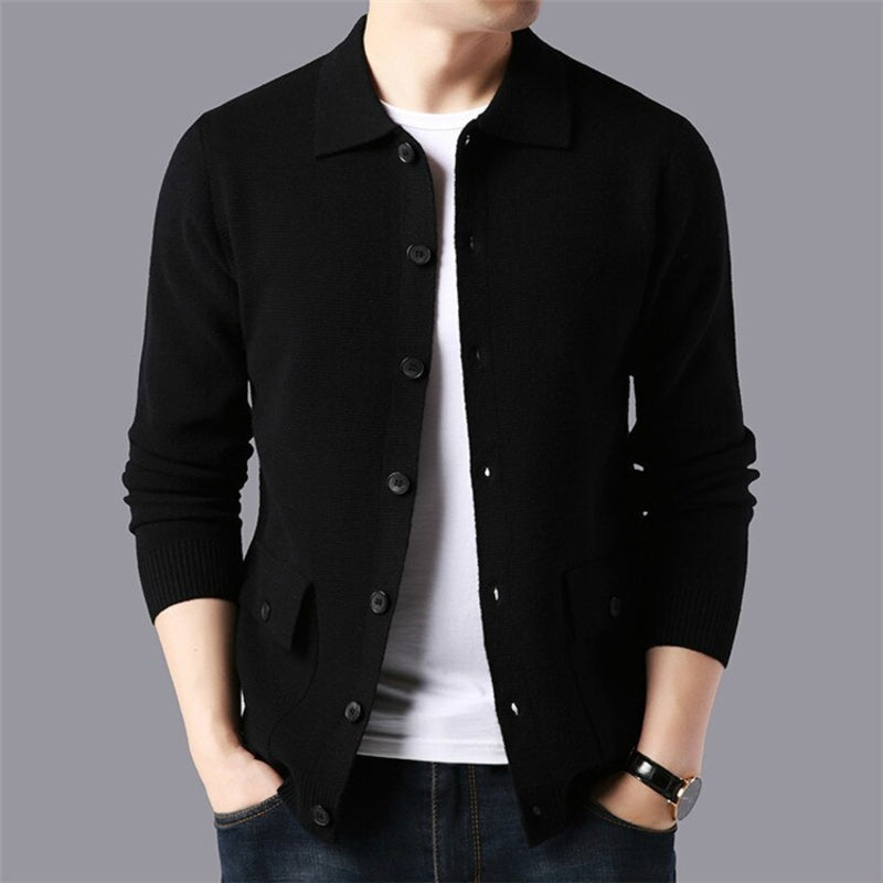 CalebsVest | Men's High-Collar Wool Vest for a Sophisticated Look