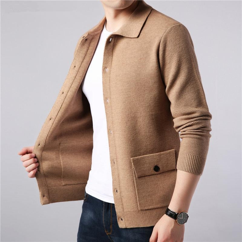 CalebsVest | Men's High-Collar Wool Vest for a Sophisticated Look