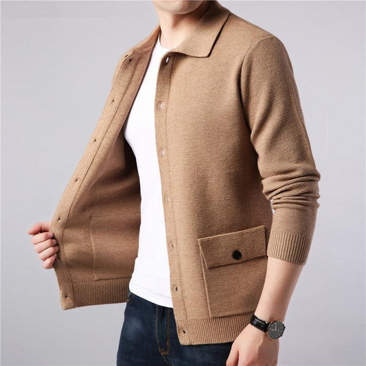 CalebsVest | Men's High-Collar Wool Vest for a Sophisticated Look