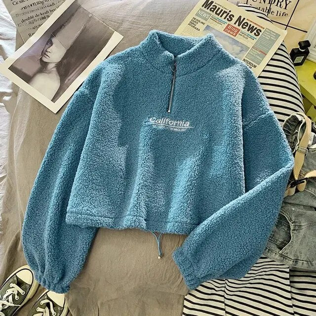CaliShirt | Women's Cosy Fleece Pullover for Chilly Days