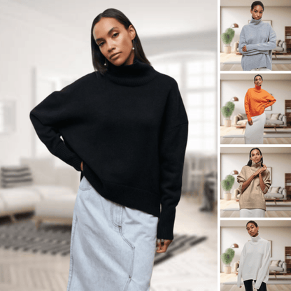 Mia | Winter-Ready Women's Turtleneck Sweater