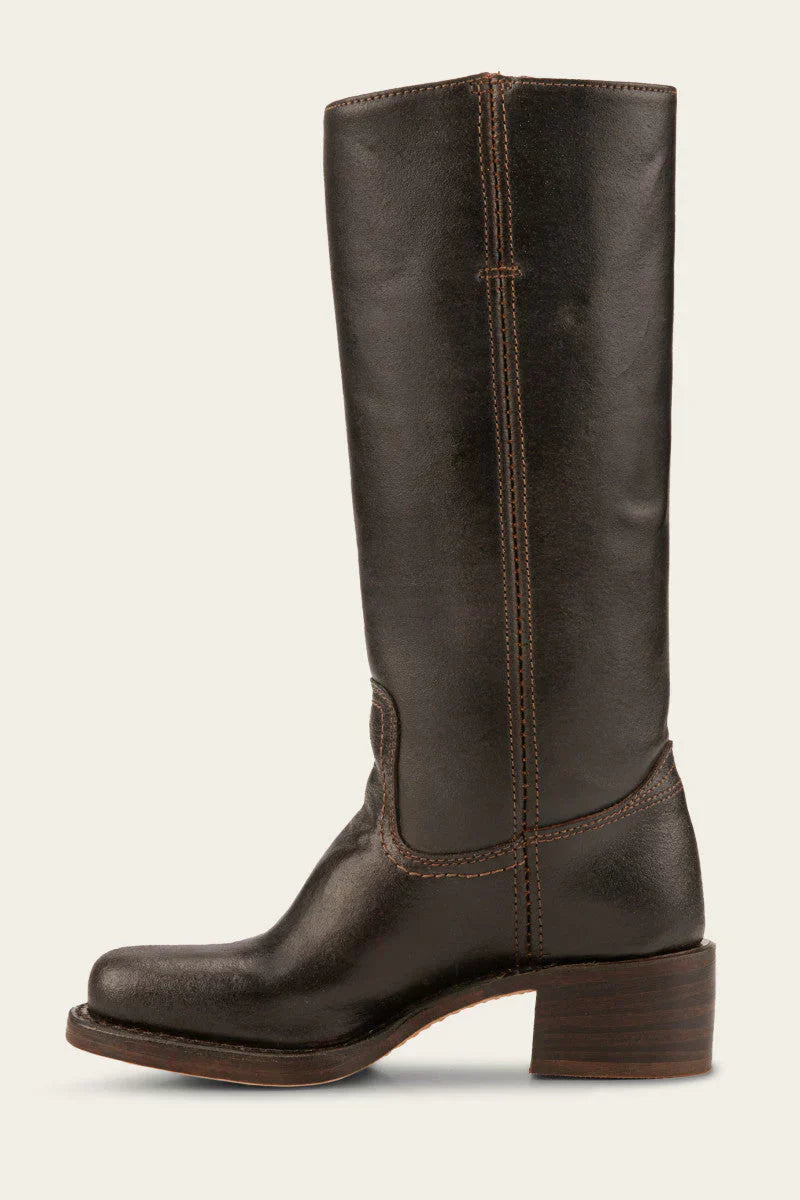 Freya Classic Western Boots | Stacked Heel Rounded Toe Boots