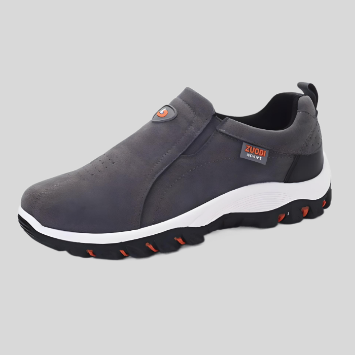 Carl | Low-Cut Slip-On Shoes with Logo & Tag Detail