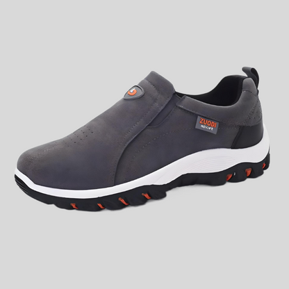 Carl | Low-Cut Slip-On Shoes with Logo & Tag Detail
