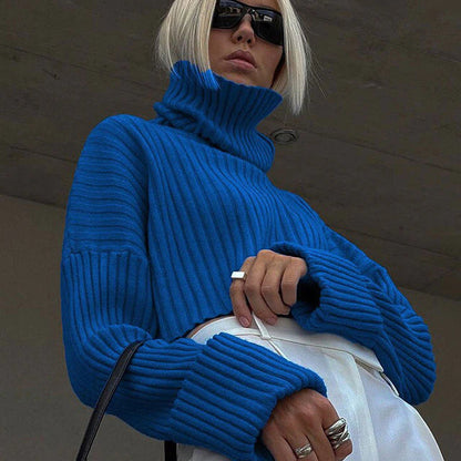 CarlinesShirt | Women's Classic Turtleneck Sweater