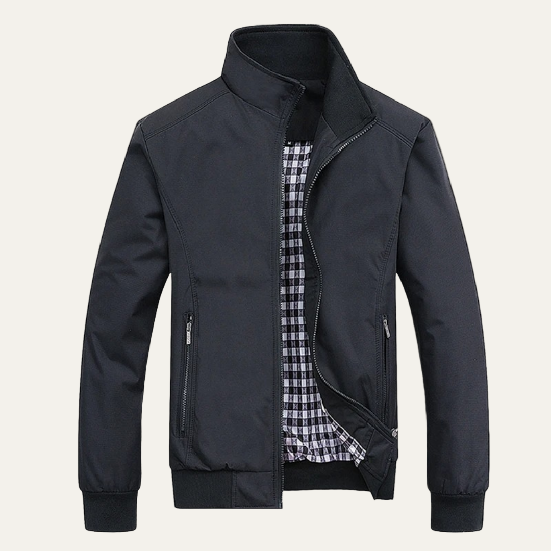 Men’s Lightweight Zip Front Bomber Windbreaker