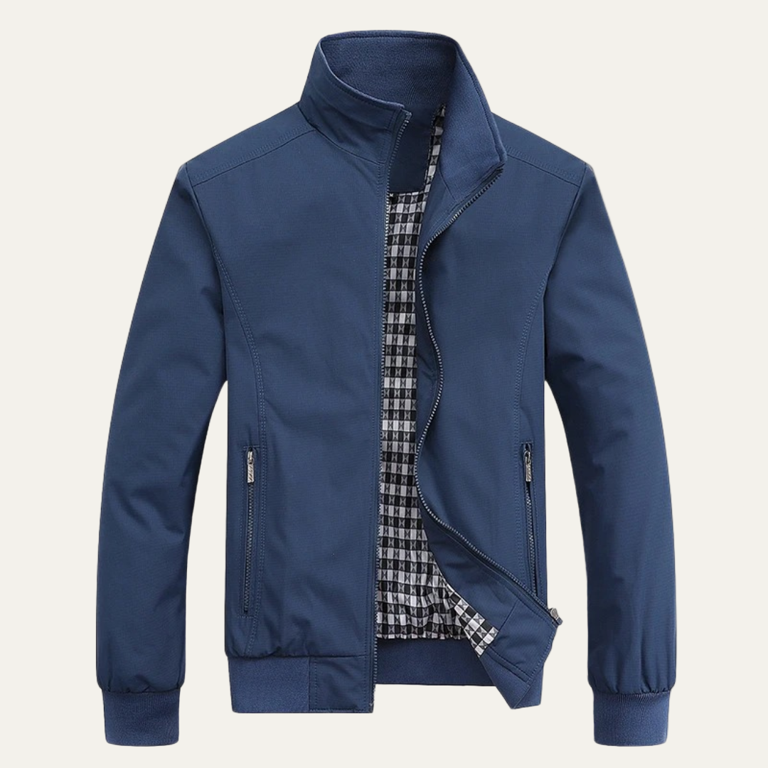 Men’s Lightweight Zip Front Bomber Windbreaker